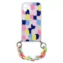 Hurtel Flexible, elastic gel case cover with chain pendant for Samsung Galaxy A12, multicolour (1)