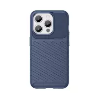 Hurtel Thunder Case Armored phone case for iPhone 15 Pro blue