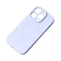 Hurtel Silicone case with MagSafe support for iPhone 15, blue