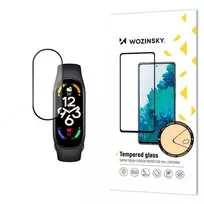 Wozinsky Durable Full Glue Full Screen Tempered Glass with Frame for Xiaomi Mi Band 8 - Black