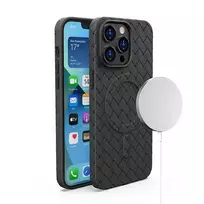 Hurtel Woven Case phone case with MagSafe support for iPhone 14 Pro black