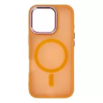 Hurtel Magnetic Collection phone case with MagSafe support for iPhone 16 Pro, orange