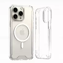 Hurtel Clear Corner phone case with MagSafe support for iPhone 16 Pro Max, transparent