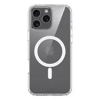 Dux Ducis Clin Mag phone case with MagSafe support for iPhone 16 Pro Max, transparent