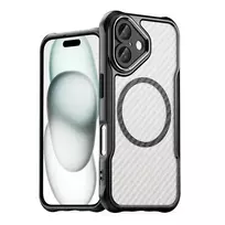 Hurtel Leading Series phone case with MagSafe support for iPhone 16 Plus, black