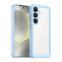 Hurtel Outer Space Case with Gel Frame for Samsung Galaxy S25 - Blue