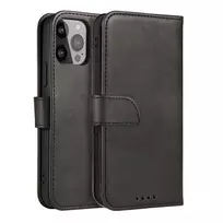 Hurtel Magnetic Case with Flip Cover for Samsung Galaxy S25+ - Black