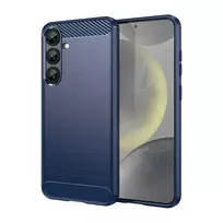 Hurtel Carbon Case for Samsung Galaxy S25+ - Blue