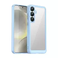 Hurtel Outer Space Case with Gel Frame for Samsung Galaxy S25+ - Blue