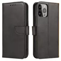 Hurtel Magnetic Case with Flip Cover for Samsung Galaxy S24 FE - Black