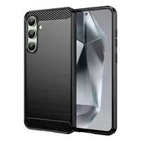 Hurtel Carbon Case for Samsung Galaxy S24 FE - Black