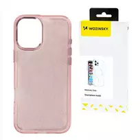 Wozinsky Glitter Case for Samsung Galaxy S24 FE - Pink Glitter