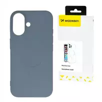 Wozinsky Liquid Silicone MagSafe Case for Samsung Galaxy S24 FE - gray