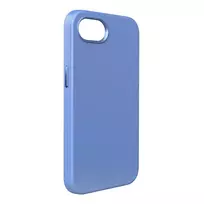 PURO Liquid Silicon ICON MAG PRO phone case with stand and MagSafe support for iPhone 16e blue