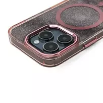 Hurtel Glitter Case with MagSafe for Samsung Galaxy A36 5G - Pink