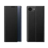 Hurtel New Sleep book-style phone case with stand for iPhone 16e, black