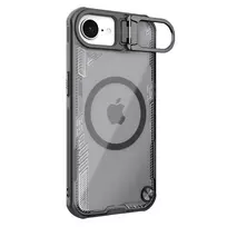 Nillkin Iceblade Prop phone case with stand and MagSafe support for iPhone 16e black