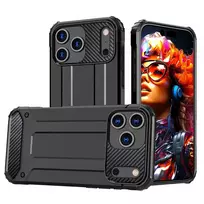 Hurtel Hybrid Armor phone case for iPhone 17 Pro black