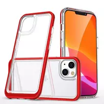 Hurtel Clear 3-in-1 iPhone 14 Plus case, red