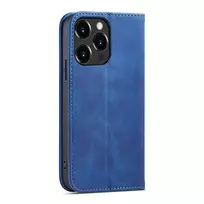 Hurtel Magnet Fancy Case book-style phone case with stand for iPhone 14, blue