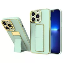 Hurtel New Kickstand Case phone case with stand for iPhone 13 Pro Max green