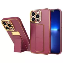 Hurtel New Kickstand Case phone case with stand for iPhone 12 Pro red