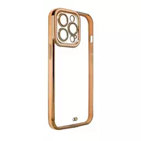 Hurtel Fashion Case gold frame phone case for iPhone 12 Pro gold