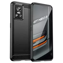 Hurtel Carbon Case case for Realme GT Neo 3 flexible silicone carbon cover black