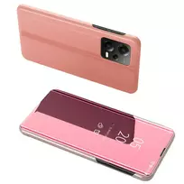 Hurtel Clear View Case for Xiaomi Redmi Note 12 5G / Poco X5 5G Flip Cover in Pink