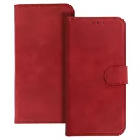 Toptel COMMON Universal Book Case (XL Size) for Samsung A12/A13 4G/A34 5G/A02S/Xiaomi Redmi 12 4G/12C/Note 12 4G/12 Pro 5G/Oppo A53S/A72/A92, red