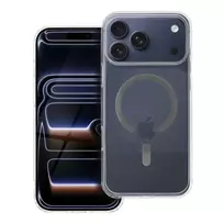 OEM Drop Glue Colorful Ring phone case with stand and MagSafe support for iPhone 17 Pro Max, gray