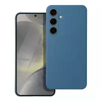 OEM Silicone Mag Cover phone case with MagSafe support for Samsung Galaxy S26+ (S947) blue