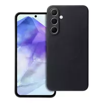 OEM Silicone Mag Cover phone case with MagSafe support for Samsung Galaxy A55 5G (A556) black
