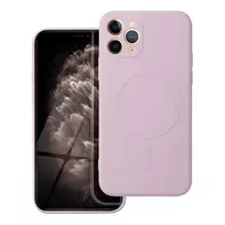 OEM Silicone Mag Cover phone case with MagSafe support for iPhone 11 Pro, pink