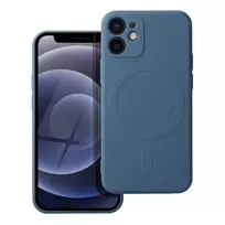 OEM SILICONE MAG COVER phone case with MagSafe support for iPhone 12 Mini blue
