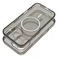 OEM Clear Mag Cover phone case with MagSafe support for iPhone 14 black