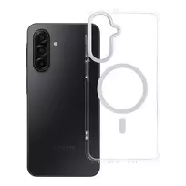 OEM FRAME CLEAR HYBRID MAG phone case with MagSafe support for Samsung Galaxy A17 4G (A175) transparent