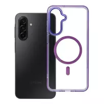 OEM FRAME CLEAR HYBRID MAG phone case with MagSafe support for Samsung Galaxy A17 4G (A175) purple