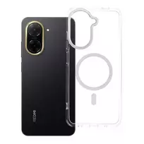 OEM FRAME CLEAR HYBRID MAG COVER compatible with MagSafe for XIAOMI Redmi A5, transparent