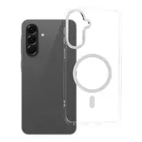 OEM FRAME CLEAR HYBRID MAG phone case with MagSafe support for Samsung Galaxy A56 (A566) transparent