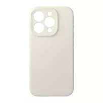 Forcell F-Protect Rubber Premium phone case with MagSafe support for iPhone 15 Pro, white