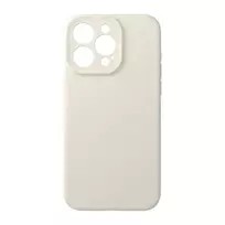 Forcell F-Protect Rubber Premium phone case with MagSafe support for iPhone 15 Pro Max, white