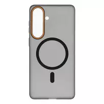 OEM Case GO ORANGE compatible with MagSafe for SAMSUNG S26 Plus, black