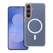 OEM Case GO ORANGE compatible with MagSafe for the SAMSUNG S25 FE, transparent