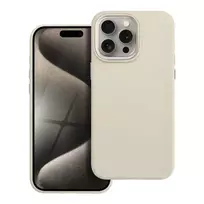 Forcell F-Protect Frame Premium phone case with MagSafe support for iPhone 15 Pro Max, white