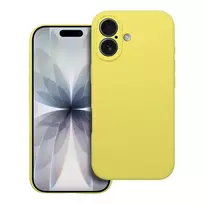 OEM Silicone 2mm phone case with MagSafe support for iPhone 17, yellow