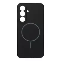 OEM SILICONE Case 2mm for SAMSUNG S26 Plus, compatible with MagSafe, black