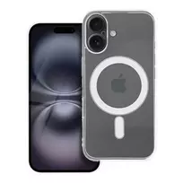 OEM 2 mm transparent iPhone 16 case with MagSafe support
