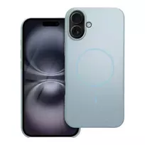 OEM Glossy Mag phone case with MagSafe support for iPhone 16 Plus green