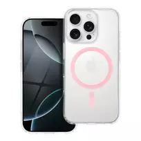 OEM Drop Glue Colorful Ring phone case with stand and MagSafe support for iPhone 11, pink